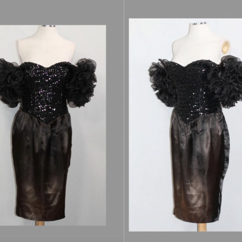 HW Collections Black & Brown Ombre Gown (5/6)